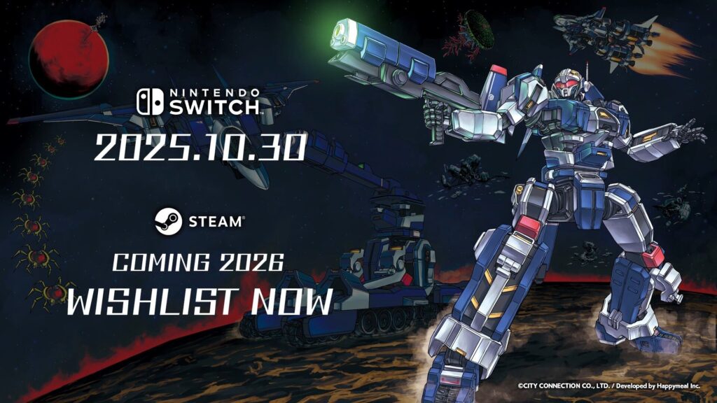 The side-scrolling shooter Final Formation is coming to Switch on October 30