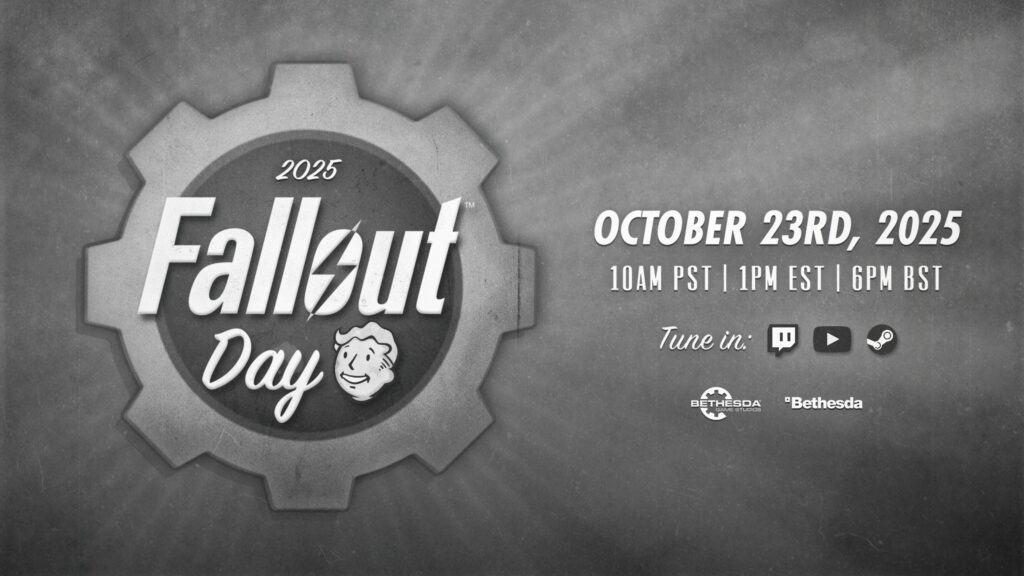 There will be a live stream for Fallout Day 2025 on October 23