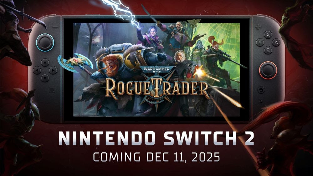 Warhammer 40,000: Rogue Trader will be released on December 11 on Switch 2