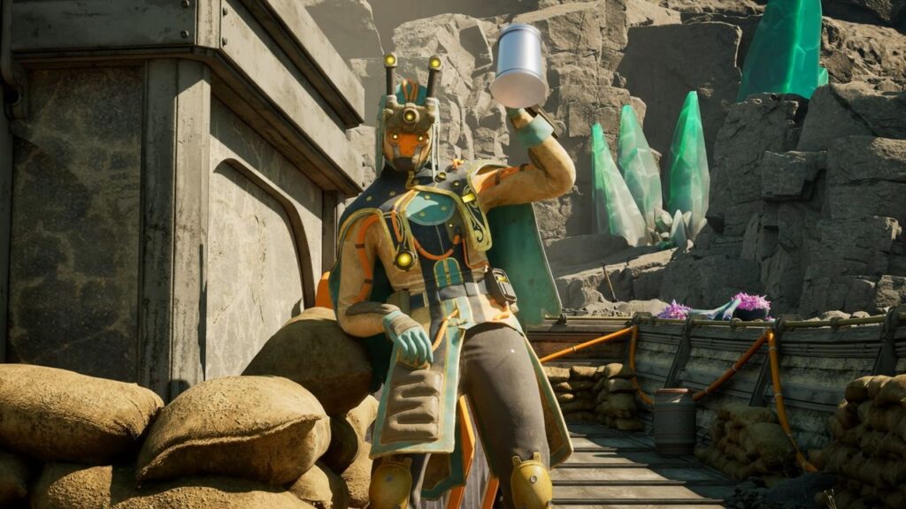 The Outer Worlds 2’s weirdest weapon is a flashing rainbow sword that turns combat into a rhythm game I’m terrible at