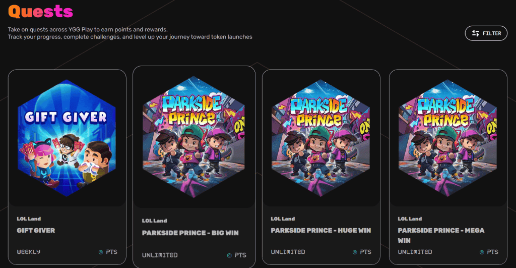 YGG Play Introduces Points Quest System Prior to LOL Token Launch