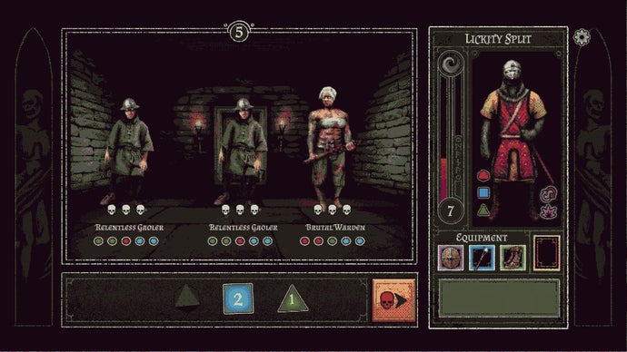 The dice are as deadly as the pixelart is lush in dungeon RPG The Fortress