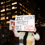Scenes from the anti-ICE march in New York City