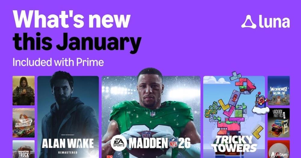 Amazon Luna Prime Games Lineup  January 2026