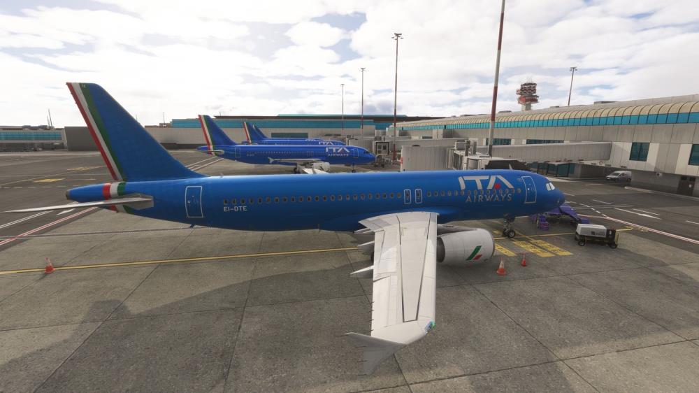 Rome Fiumicino Airport v2 Released for Microsoft Flight Simulator 2024 and MSFS 2020
