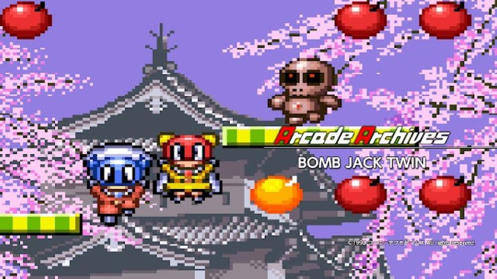 Arcade Archives BOMB JACK TWIN Launches on January 15th