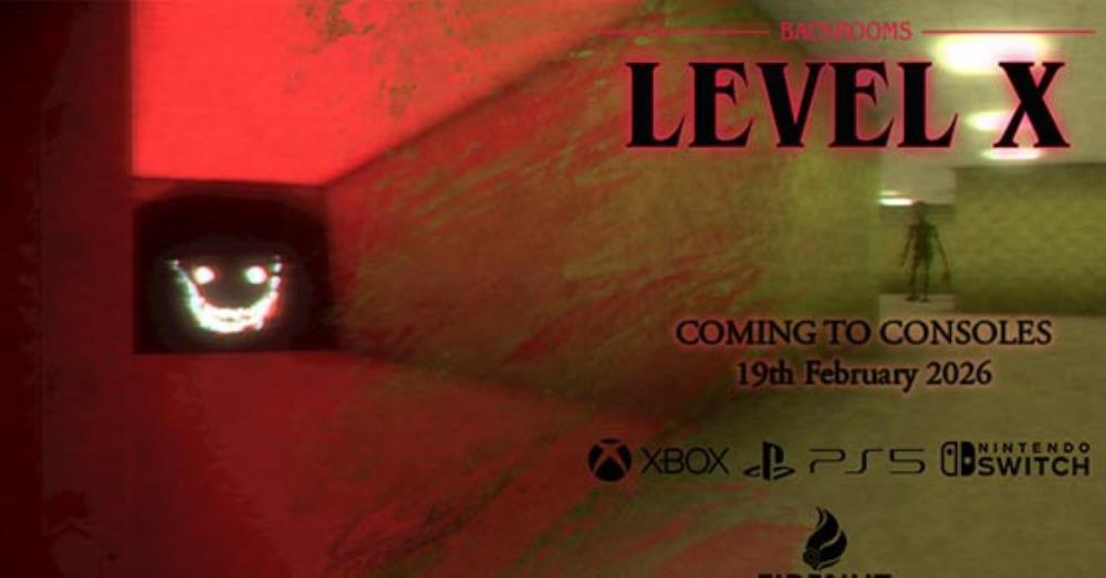 The survival horror game, Backrooms Level X, is coming to consoles on February 19th, 2026