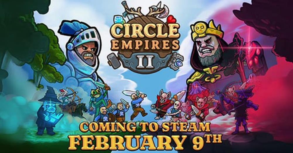 Circle Empires 2 is coming to PC via Steam on February 9th, 2026