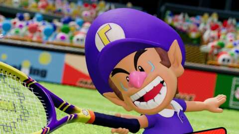 Baby Waluigi Cries Waaaah In Mario Tennis Fever