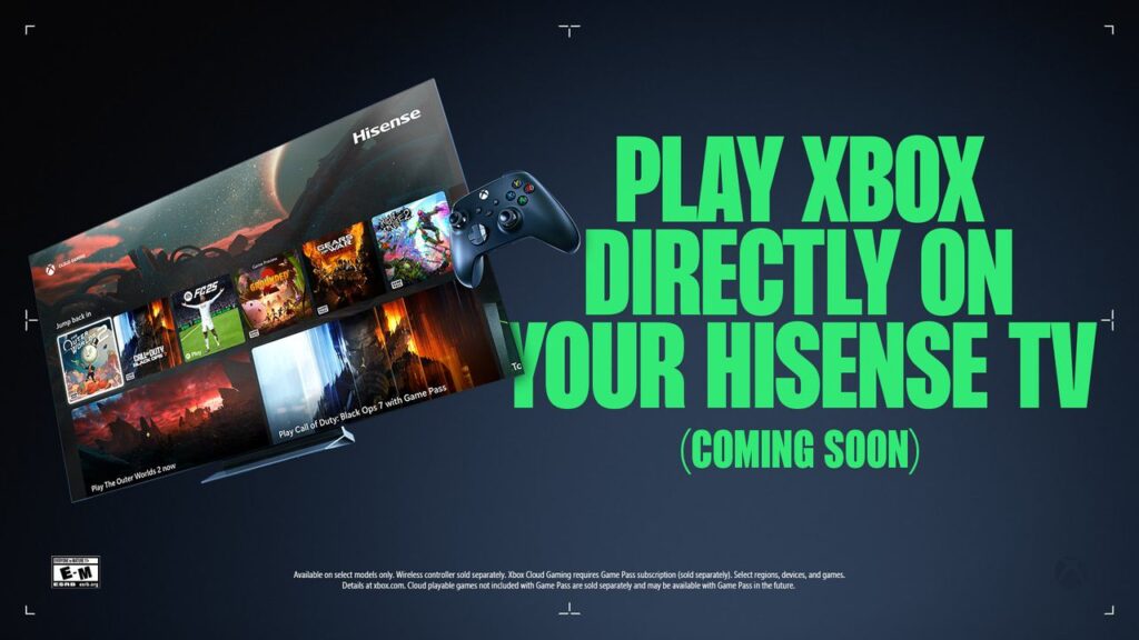 Xbox Cloud Gaming is coming to Hisense Smart TVs in 2026 — for gamers who can’t afford an Xbox console after the price hikes?