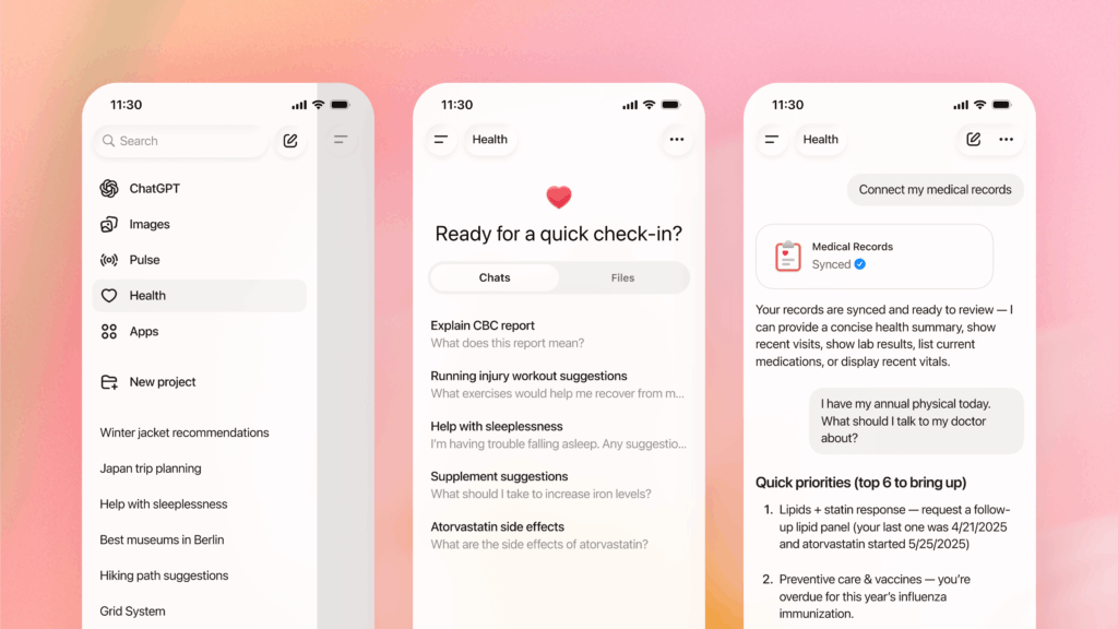 OpenAI launches ChatGPT Health, encouraging users to connect their medical records