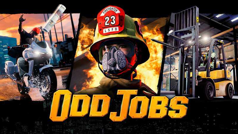 GTA Online’s Newest Odd Jobs Revealed: Firefighter, Paper Route, And Forklift Operator
