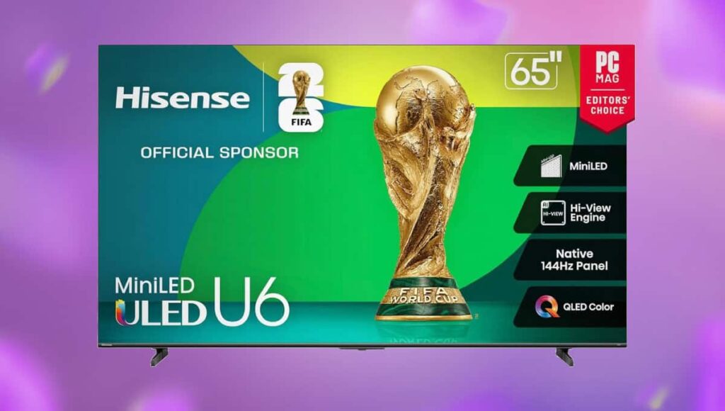 Don’t miss your chance to grab this 65″ Hisense mini-LED 4K for 38% less