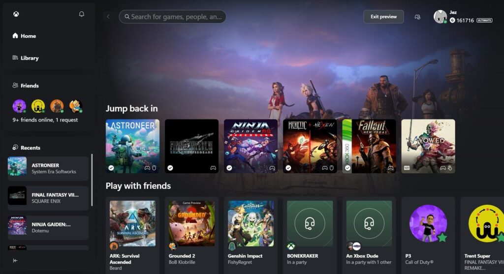 Hands on: The new Xbox Cloud Gaming dashboard is clean, fast, and … the future? 🎥