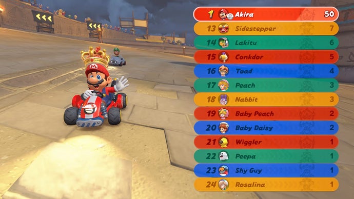 Free new Mario Kart World update adds team races to its Knockout Tour mode