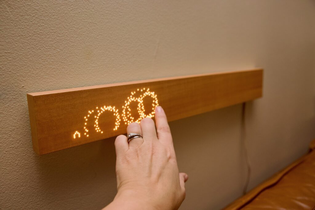 This smart home controller is literally a piece of wood