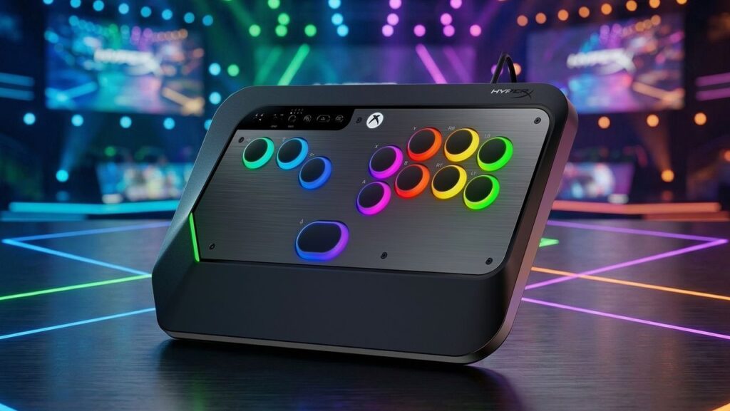HyperX made a Hit Box-style leverless fight stick with native Xbox compatibility and TMR sensors — it’s (obviously) drift-proof and customizable with 3D printers