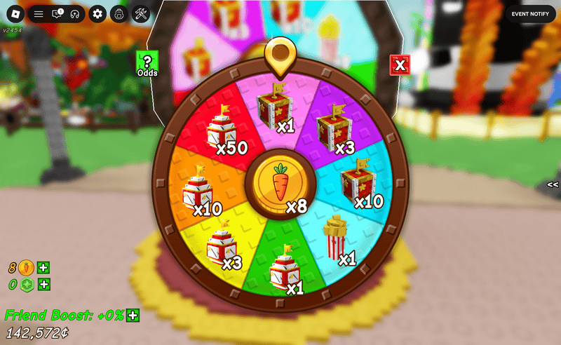 Roblox: Grow a Garden – Spinning Wheel