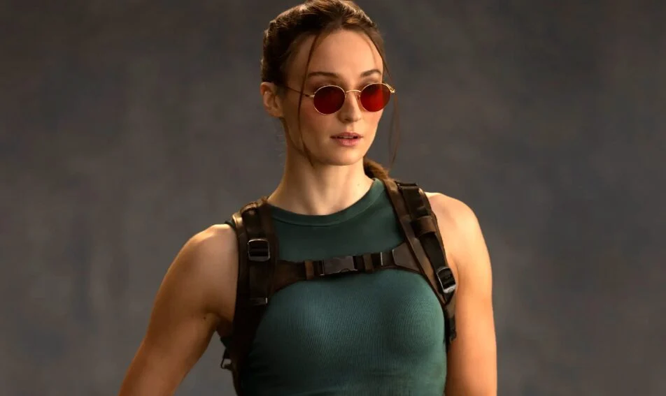 Amazon unveils first look at Sophie Turner as Lara Croft in new Tomb Raider series