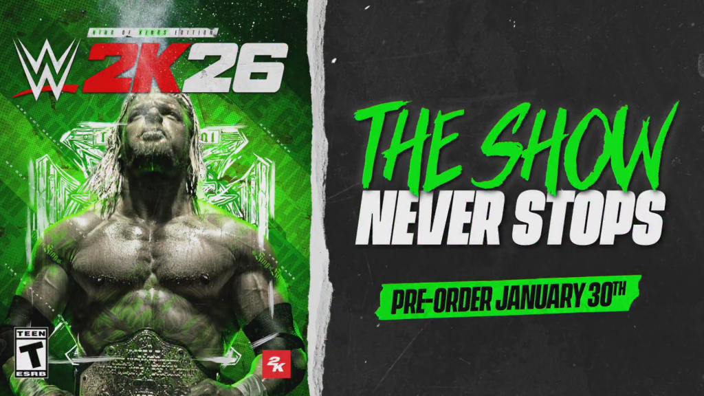 WWE 2K26 King of Kings Edition Cover Features Triple H