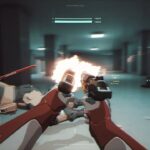 Early access multiplayer shooter Out of Action is, ironically, full of action, with cyborg ninjas blasting each other in a mix of Titanfall and Max Payne