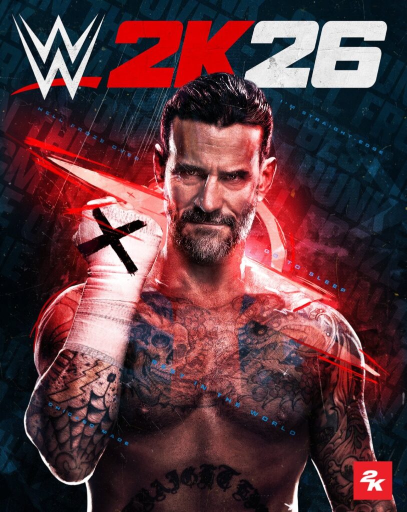 CM Punk Revealed as WWE 2K26 Cover Star