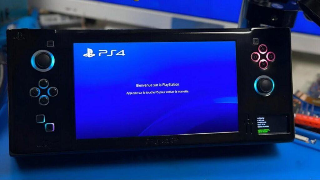 A modder has created a portable PS4