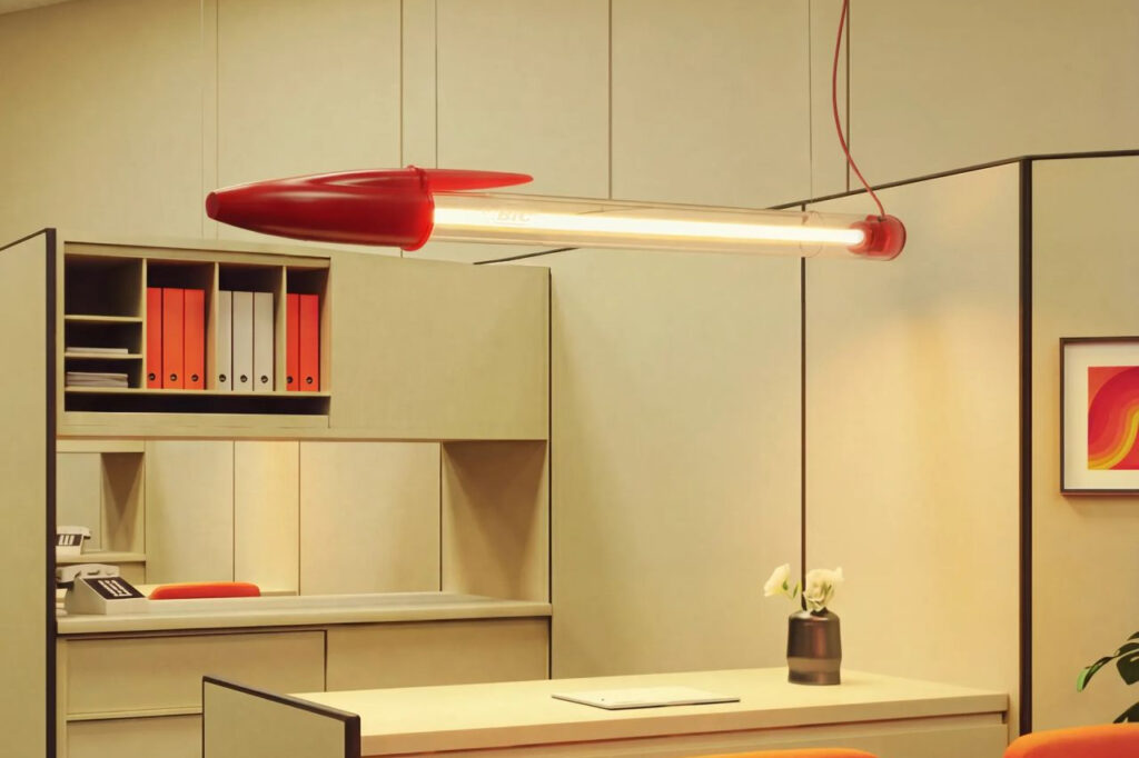 This 5-foot lamp is a supersized tribute to the world’s most iconic pen