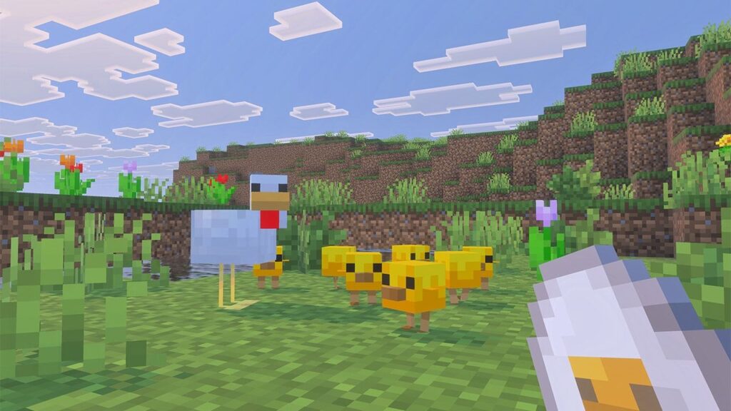 Minecraft’s new baby mobs have turned the chicken into a celebrity