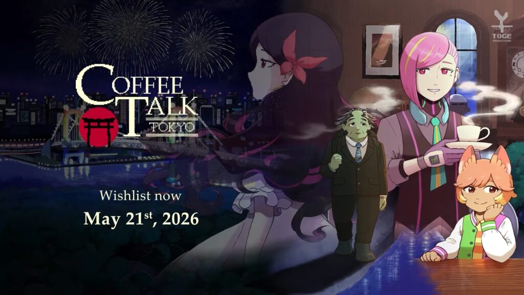 Coffee Talk Tokyo has been delayed to May 21, 2026