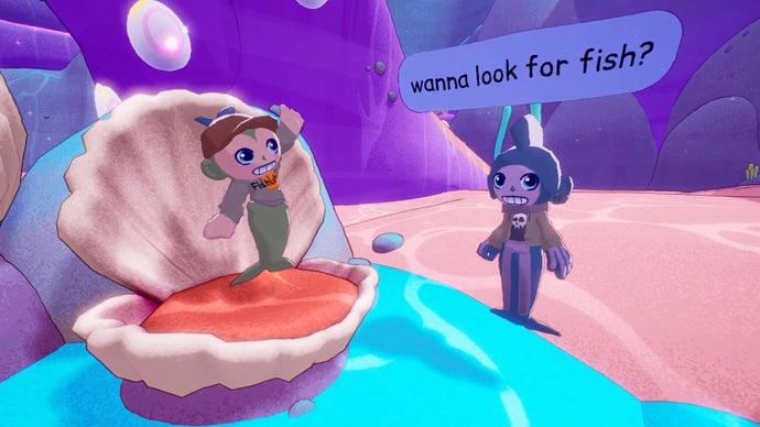 Coral Social Club is like Webfishing where you’re the fish, or, uh, mermaids