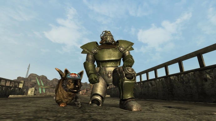 Fallout New Vegas now has sneaky dogs thanks to a mod, so you and your pooch can patiently pad past predators