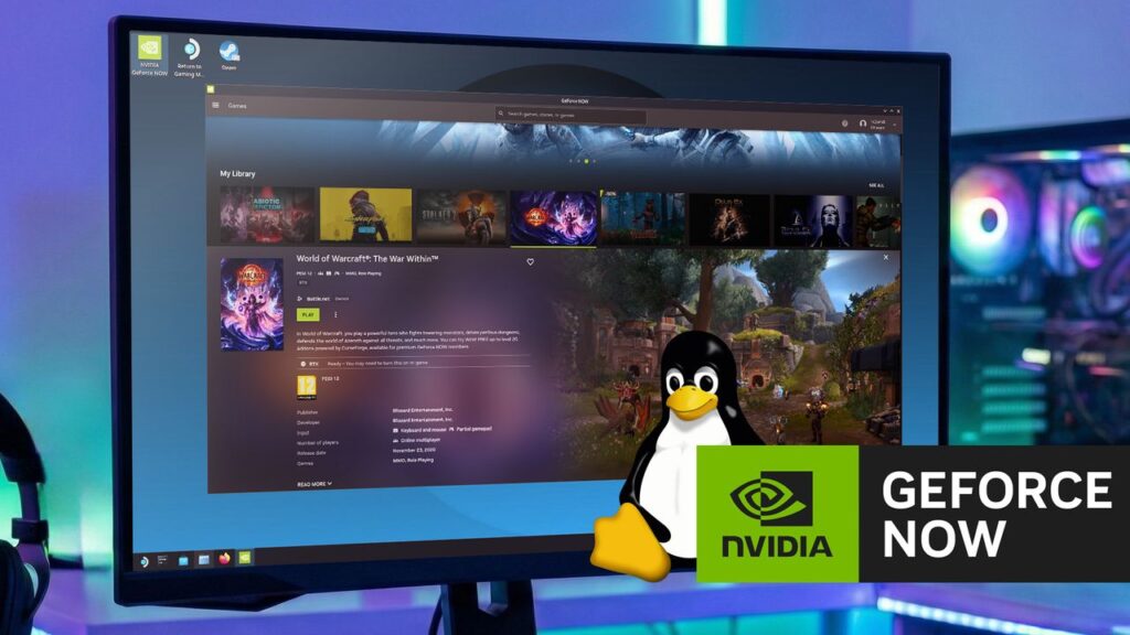 NVIDIA GeForce NOW answers the lack of PC Game Pass support on Linux with a new native app — RTX 5080 cloud rendering runs Ultra settings on Steam Deck or Ubuntu