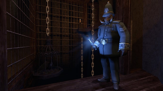 Gloomwood rings in the new year with a very vertical update filled with piggish cops and a useful new gun