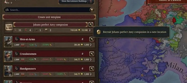 Europa Universalis 5’s Rossbach Update 1.1 Brings Hidden Alerts, Army and Navy Templates, More Quality of Life Changes