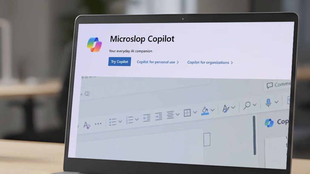 Turn Microsoft into “Microslop” everywhere with this new browser extension — CEO Satya Nadella discourages the term, but it’s having the opposite effect