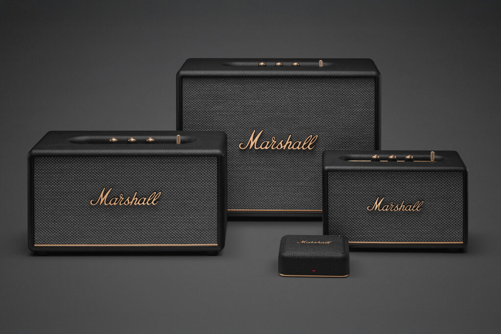 Marshall’s new hub connects to multiple Bluetooth speakers without pairing