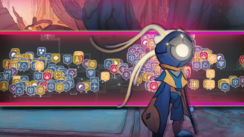 Mio: Memories in Orbit interactive map