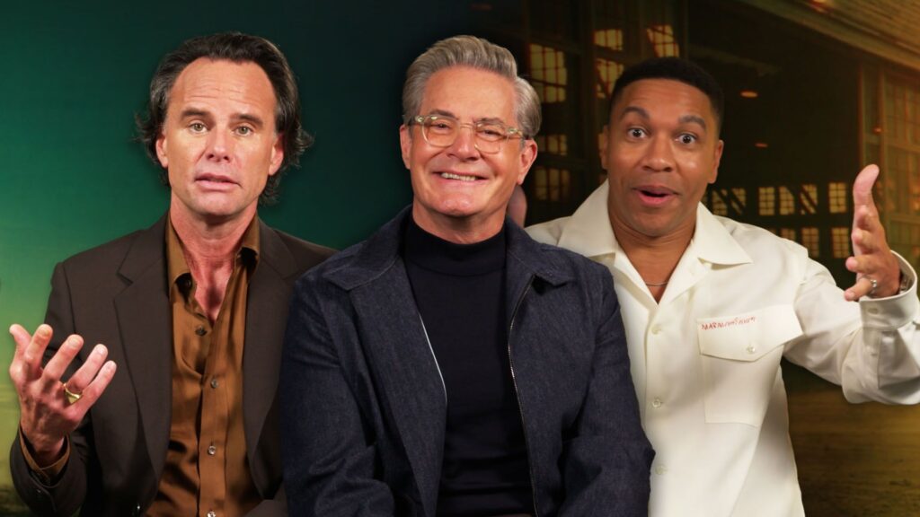 The Fallout cast reacts to wearing Power Armor