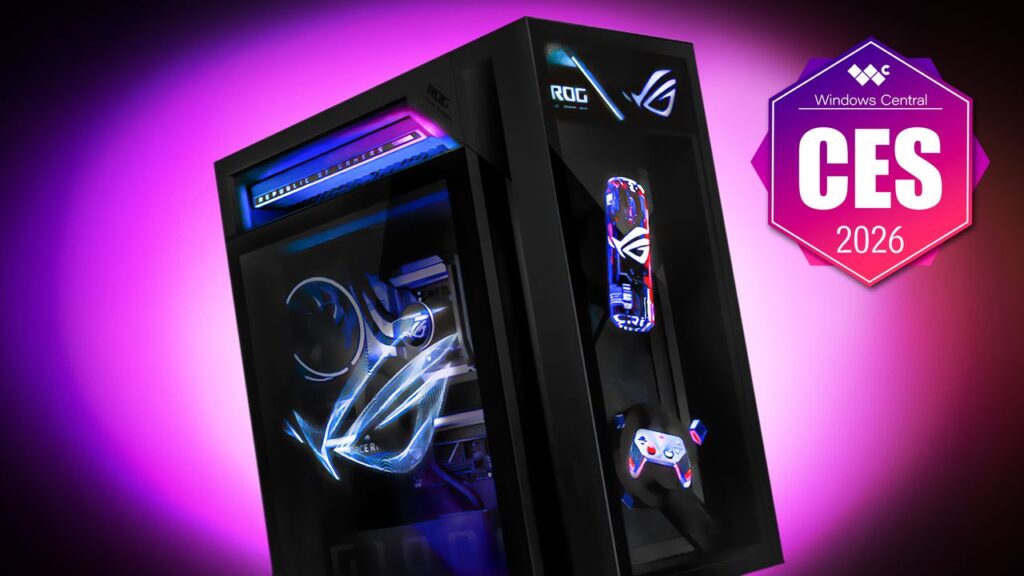 Is RGB a thing of the past? — ASUS’s new ROG G1000 gaming desktop is lit up with colorful holograms