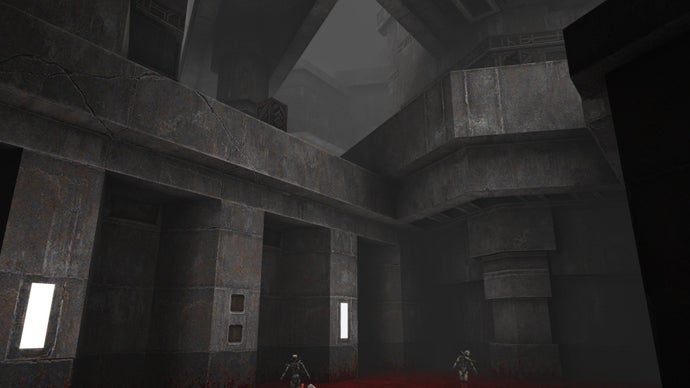 Quake goes Brutalist again with a “megalithic” 77 map mod that’s available as a free standalone game