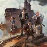 Pilot a big ol’ fort with steampunky legs in the deserty extraction shooter Sand: Raiders of Sophie when it launches in March