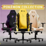 Secretlab Unveils TITAN Evo Pokémon Collection, Bringing Pikachu, Gengar, And Eevee