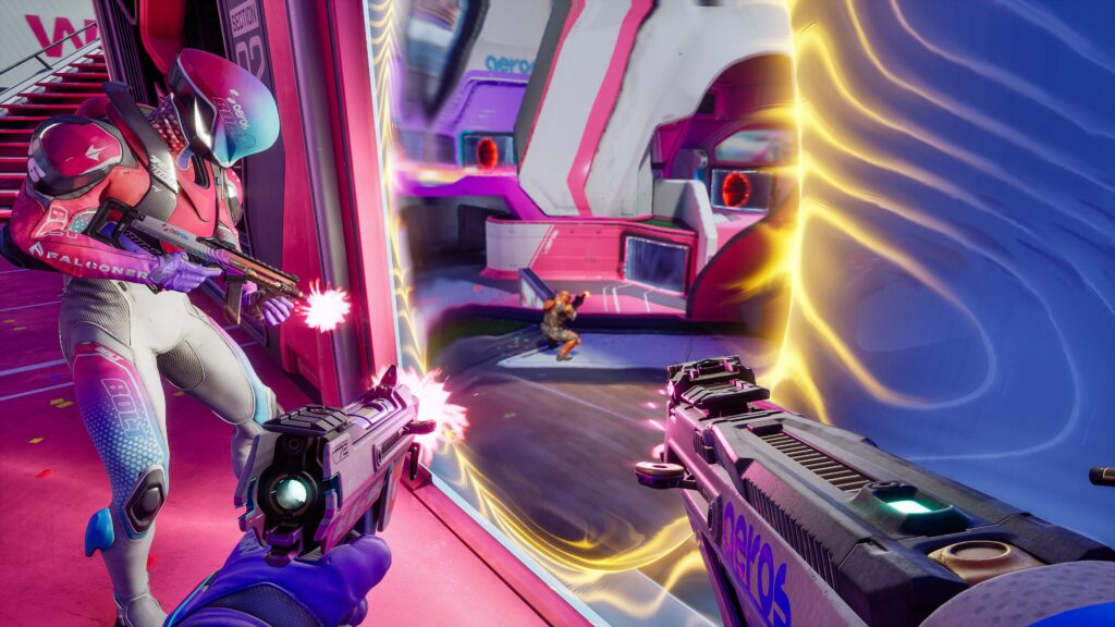 Splitgate Arena Reloaded devs respond to low player numbers: ‘Steam Charts don’t measure fun’