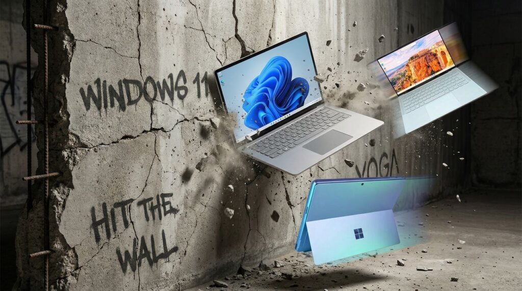 Windows 11’s growth has officially hit a brick wall — and users appear to be fleeing back to Windows 10