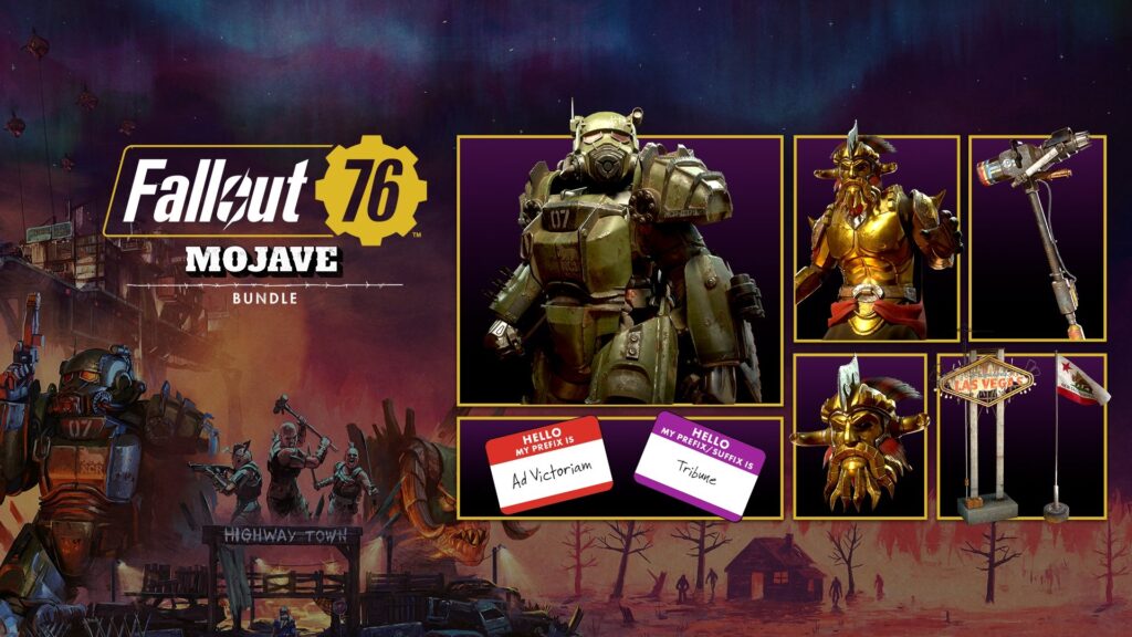 The Mojave Bundle for Fallout 76 is avalaible for €30