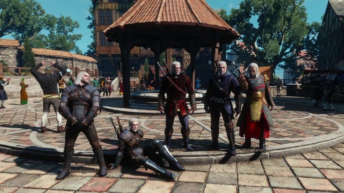 The Witcher 3 now has online multiplayer thanks to a mod, allowing gaggles and gangs of Geralts to gather