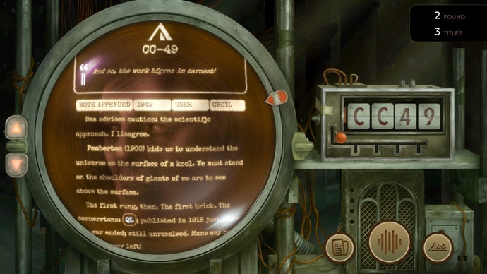 Are smaller “one-sitting” games the way to go? Sorrowful archive-scouring game TR-49 sees Inkle’s best launch ever
