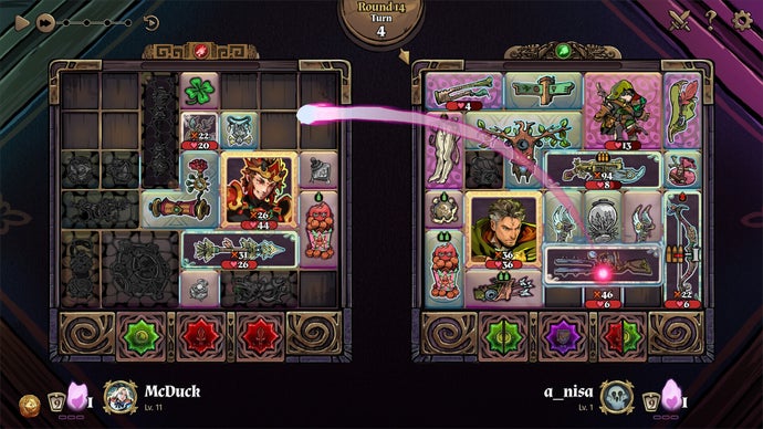 Turnbound is a lovely plinky mixture of autobattler and inventory Tetris, where play order is decided by a cat’s bum