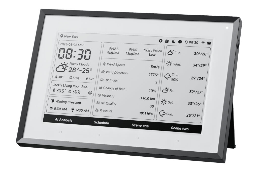 SwitchBot’s new E Ink display seems great for weather nerds